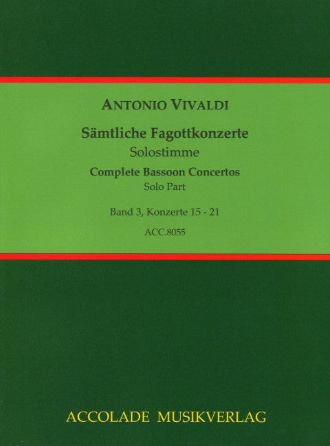 Sämtliche Fagottkonzerte, Vol. 3