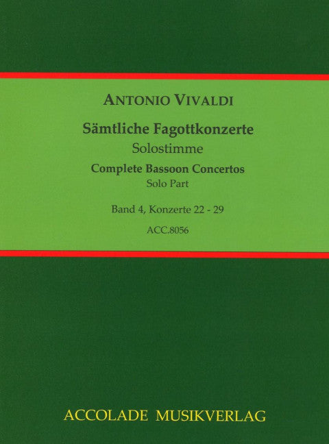 Sämtliche Fagottkonzerte, Vol. 4