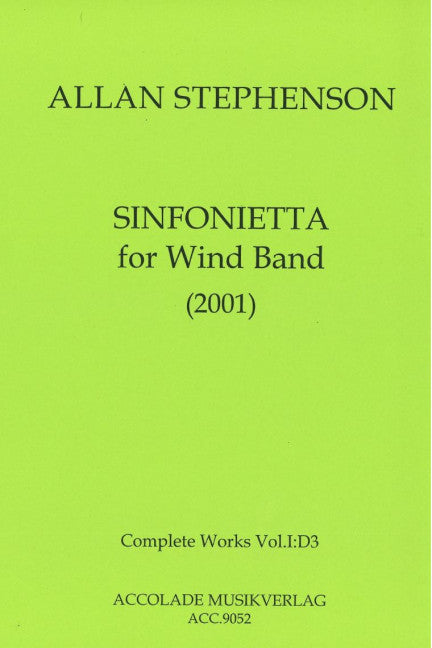 Sinfonietta for Wind Band (2001)