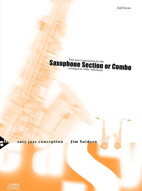 Easy Jazz Conception Saxophone Section or Combo