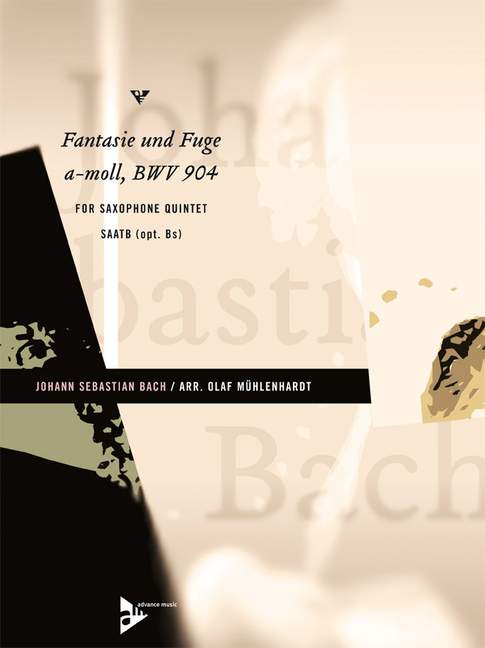 Fantasie und Fuge a-Moll BWV 904 (arr. 5 saxophones)