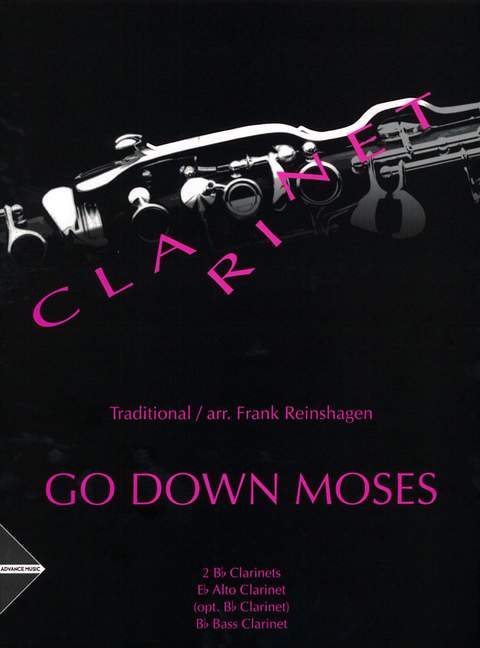Go Down Moses (4 clarinets (2 clarinets in Bb, alto-clarinet in Eb (clarinet in Bb) and bass clarinet in Bb))