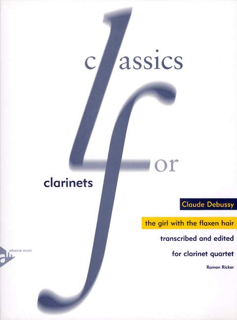 The Girl With the Flaxen Hair (4 Clarinets)