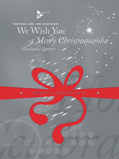 We Wish You a Merry Christmasamba (flute, oboe, clarinet, horn in F/clarinet, bassoon/bass clarinet)