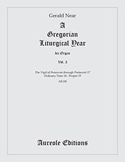 A Gregorian Liturgical Year, vol. 3