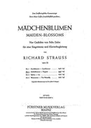 Mädchenblumen – Vier Gedichte von Felix Dahn für eine Singstimme und Klavierbegleitung op. 22/2, No. 2 Poppies (G major)