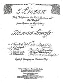 Fünf Lieder nach Gedichten von Otto Julius Bierbaum und Karl Henckell op. 48/2