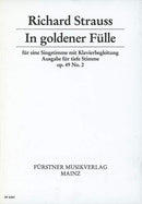 Acht Lieder op. 49/2, No. 2 A Vision of Glory (low E major)