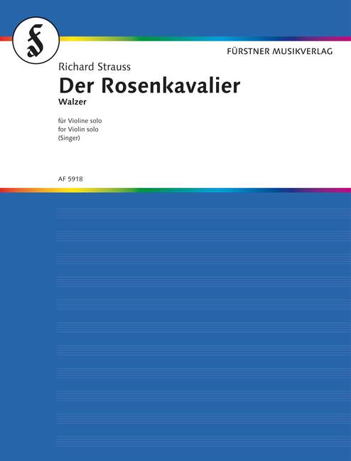 Der Rosenkavalier op. 59よりWalzer, arr. Violin & Piano (Violin part)