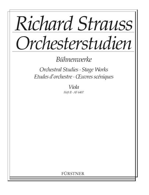 Orchestral Studes・Stage Works: Viola, Vol. 2