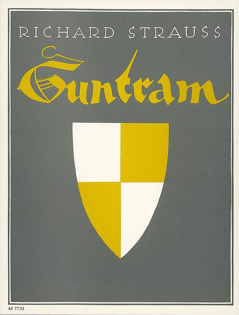 Guntram op. 25 (vocal/piano score)