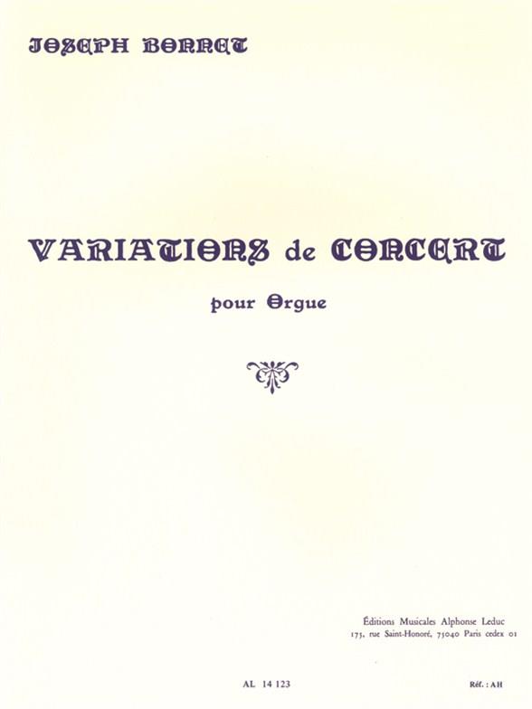 Variations de Concert
