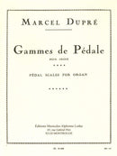 Gammes de pedale = Pedal Scales for Organ