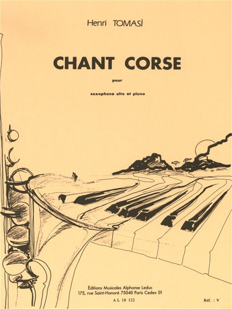 Chant Corse (Alto Saxophone and Piano)
