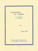 Concertino Da Camera (Alto Saxophone and Piano)