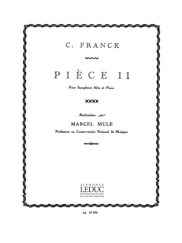 Pièce II