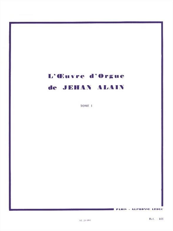 Oeuvre d'orgue, Tome 1