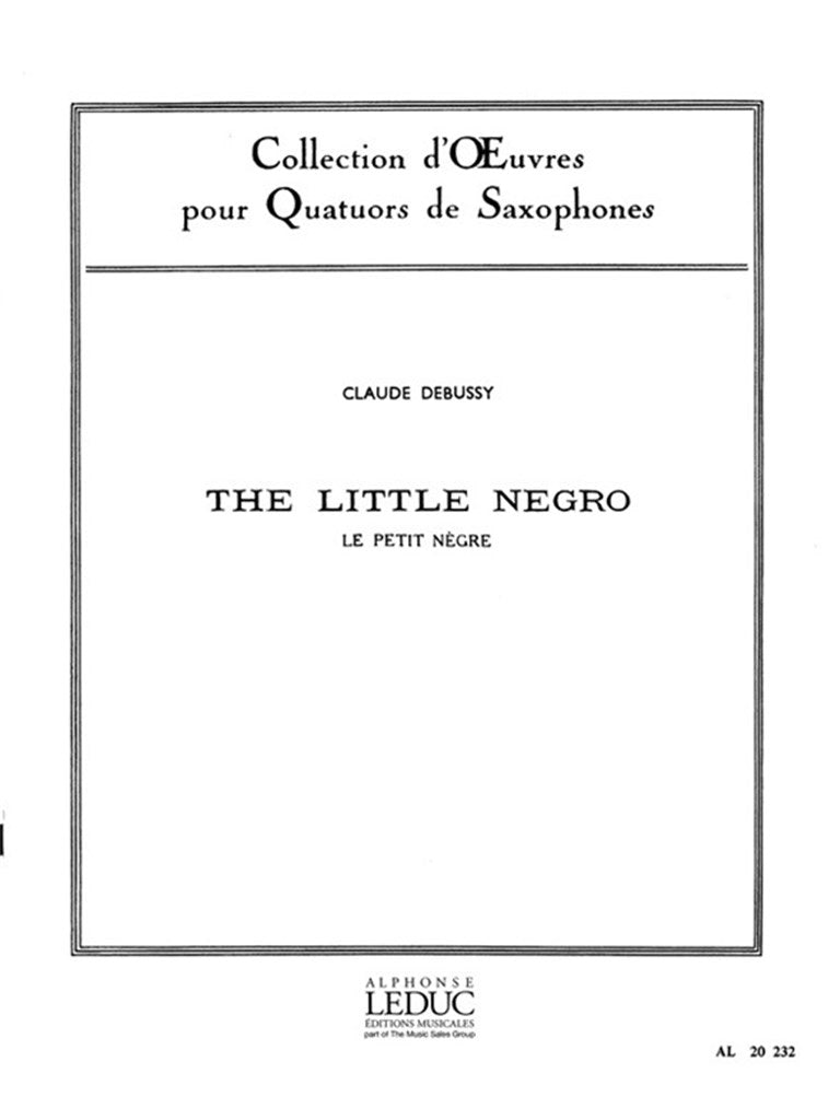 Le Petit Nègre (Saxophone Quartet)