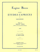 12 Etudes-Caprices pour Saxophone  / Bozza (Leduc)