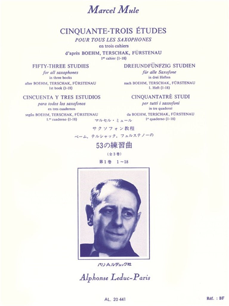 53 Études 1, d'après Boehm, Terschak et Fürstenau