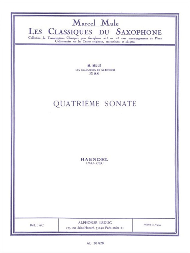 Flute Sonata No.4