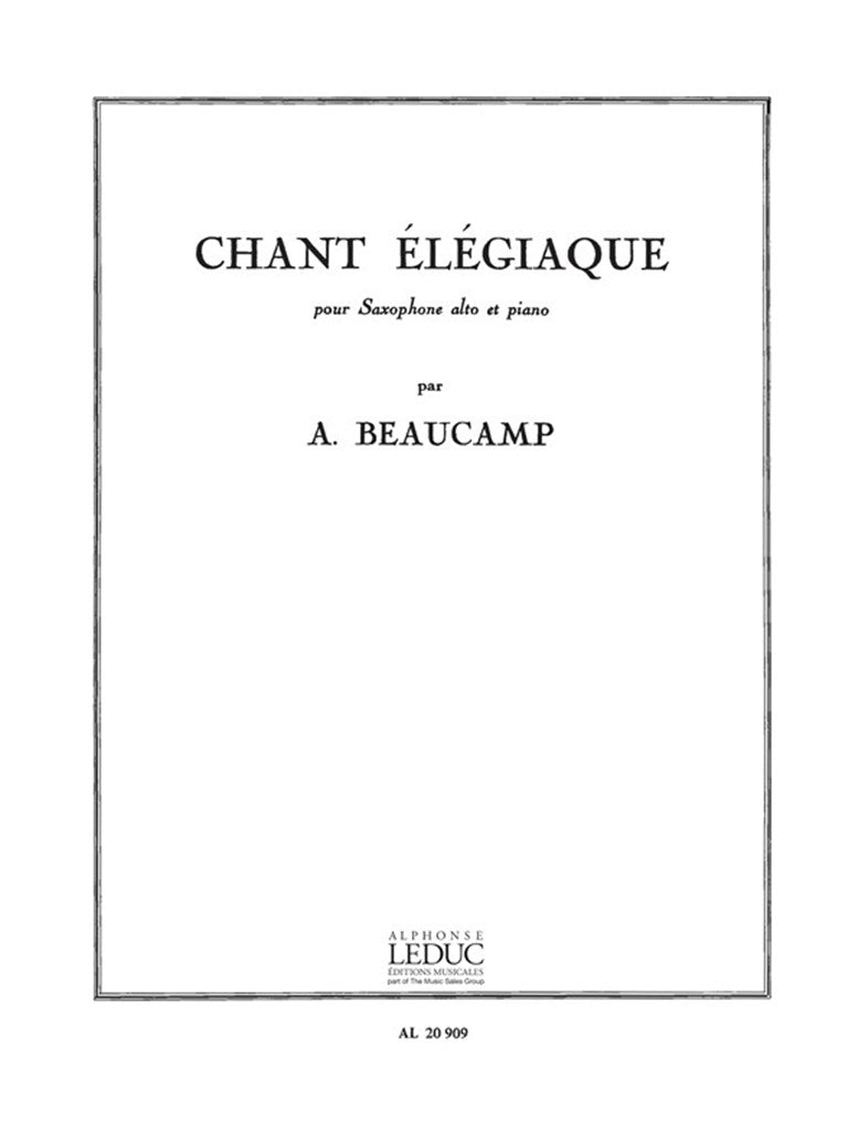 Chant Elégiaque