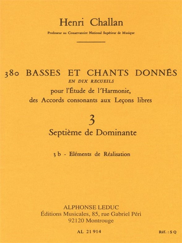 380 Basses et Chants Donnés, Vol. 3B