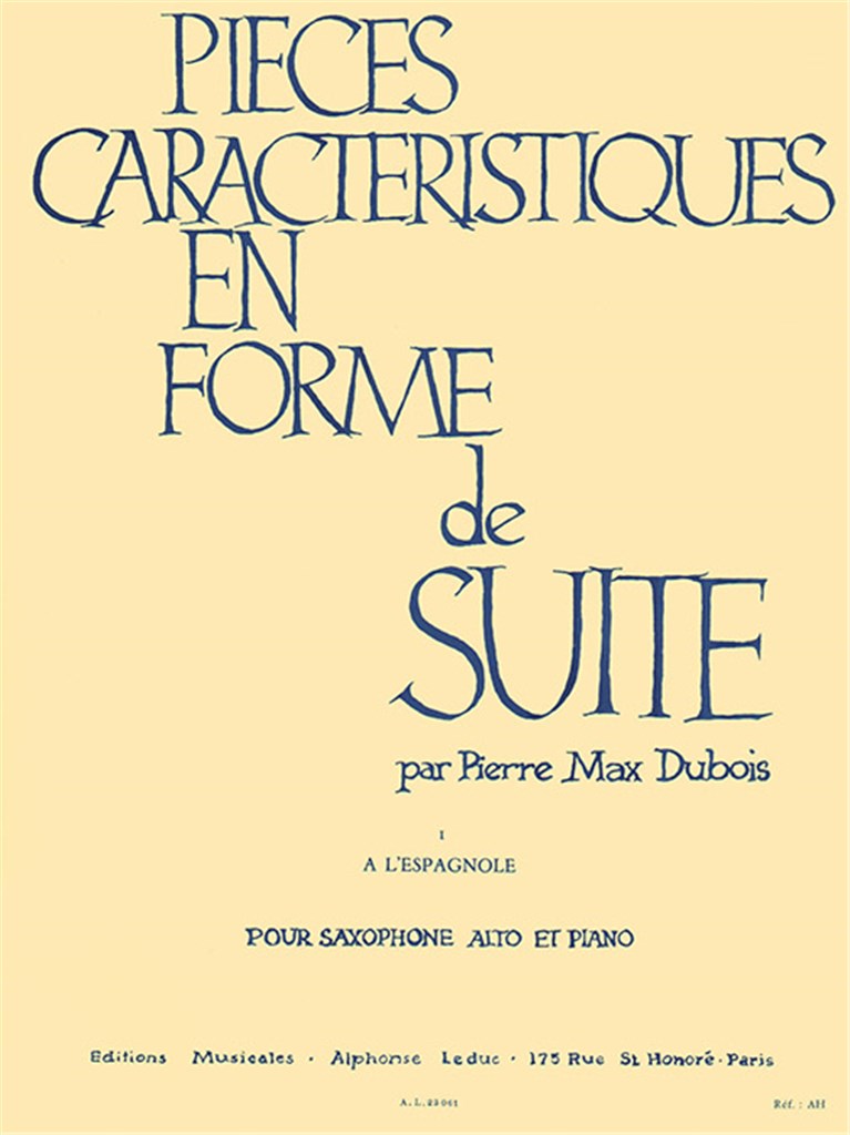 Pièces Caractéristiques en Forme de Suite Op.77, no. 1