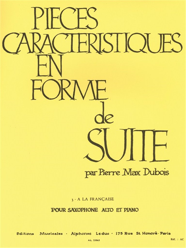 Pièces Caractéristiques en Forme de Suite Op.77, no. 3