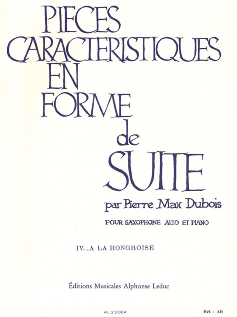 Pièces Caractéristiques en Forme de Suite Op.77, no. 4