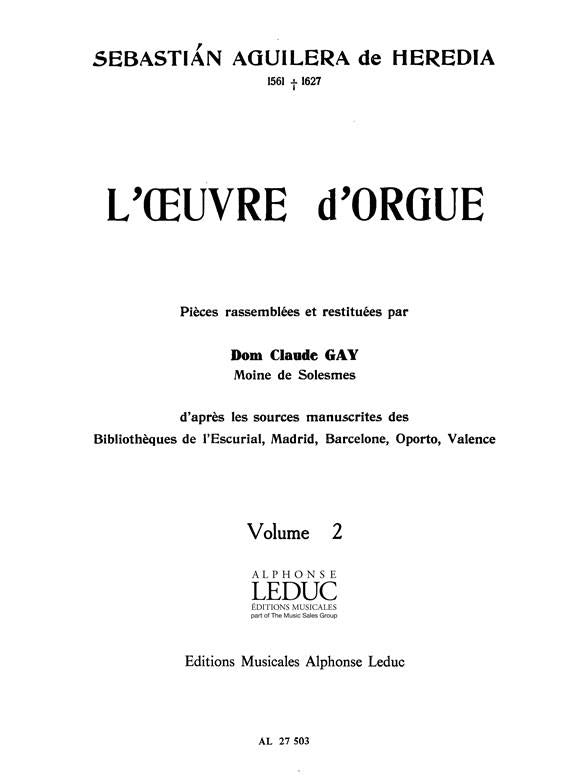 l'Oeuvre d'Orgue, Vol. 2