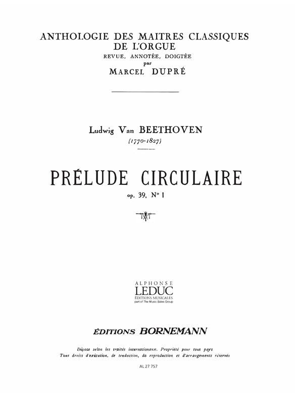 Prélude circulaire, Op. 39, No.1