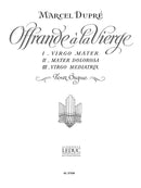 Offrande à la vierge