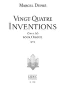 Vingt-quatre (24) inventions Op. 50, Vol. 1