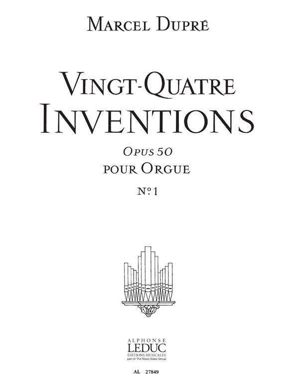 24 Inventions Op.50, Vol. 1