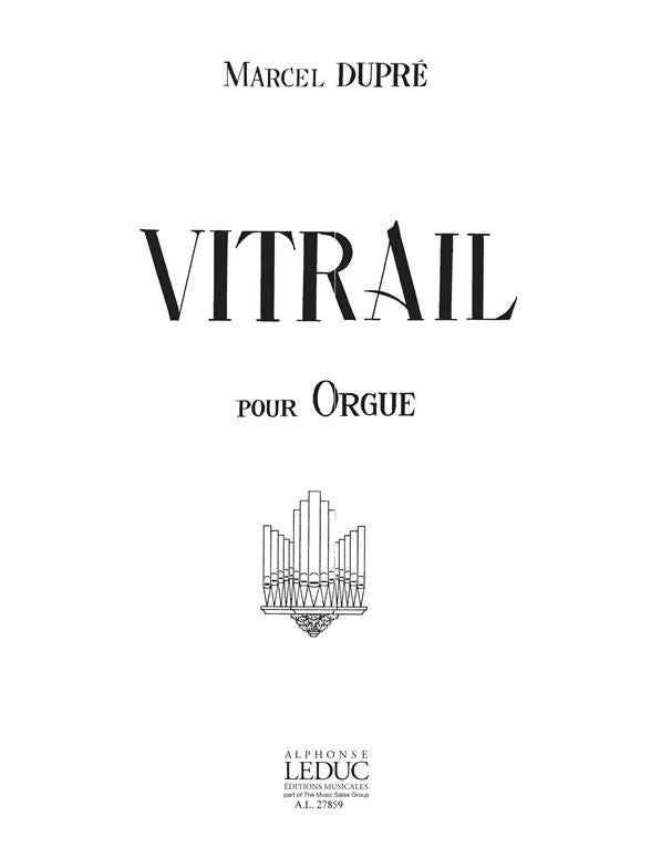 Vitrail pour Orgue, Op. 65