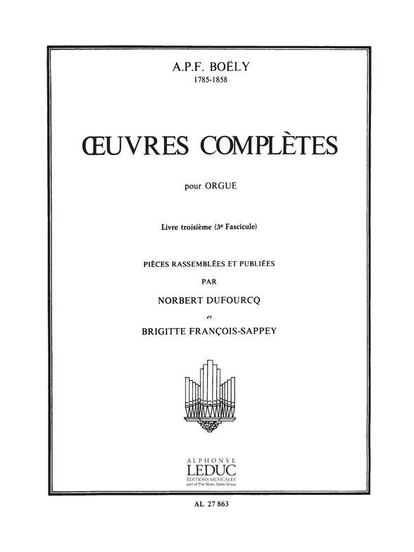 Complete Works for Organ, Vol. 3