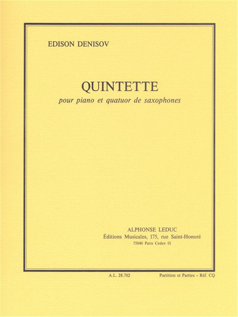 Quintette (Score & Parts)