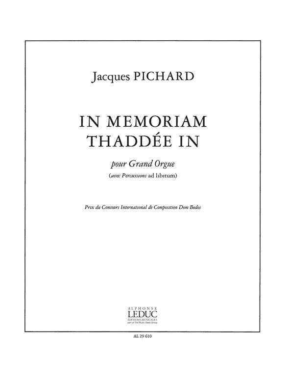 In Memoriam Thaddee In