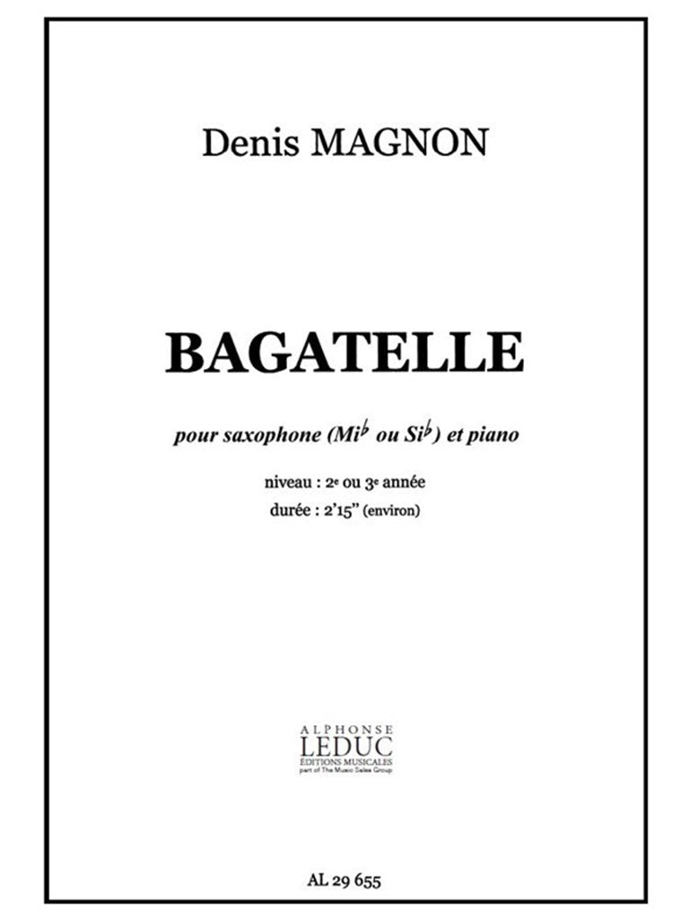 D. Magnon: Bagatelle