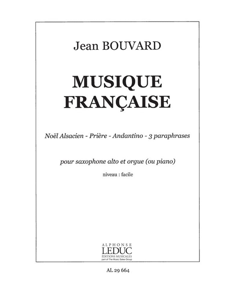 Musique Francaise Pour Saxo