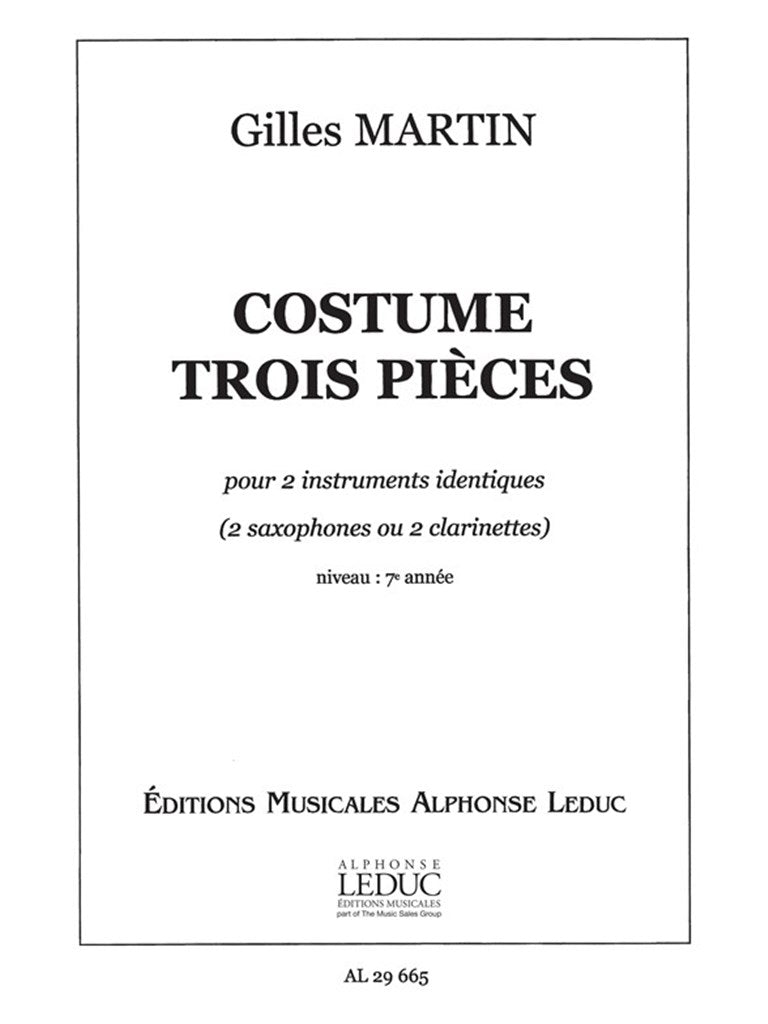 Costume 3 Pièces