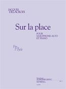 Sur la placepour saxophone alto et piano