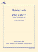 Worksong 15e étude pour saxophone alto