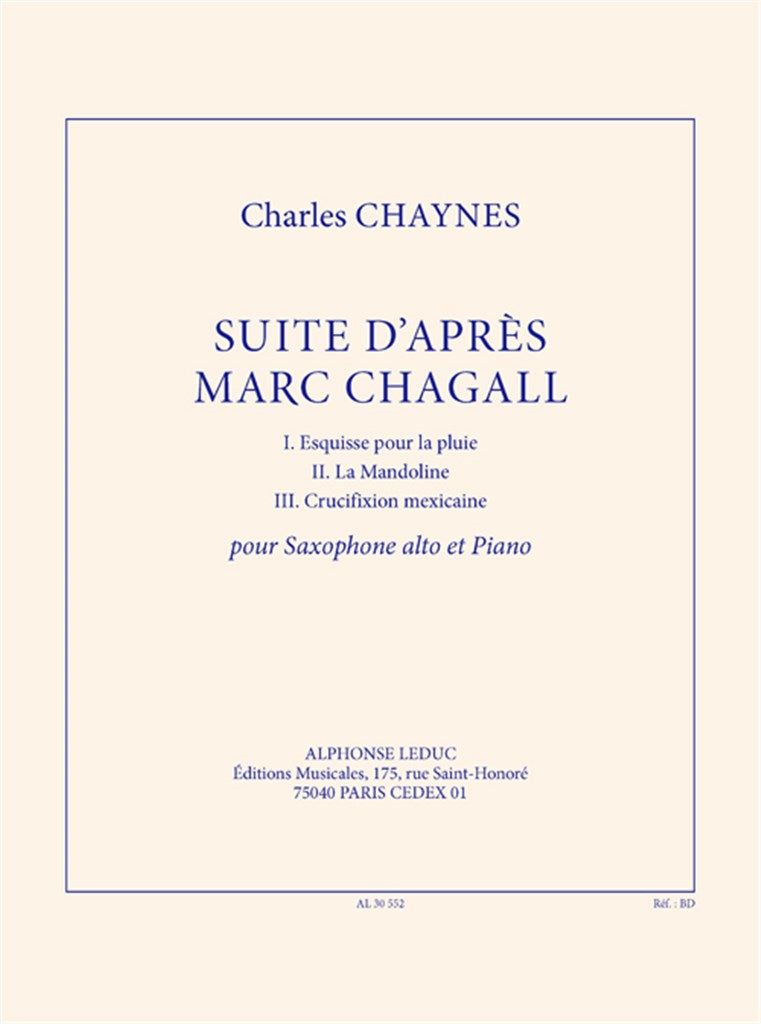 Suite d'Après Marc Chagall