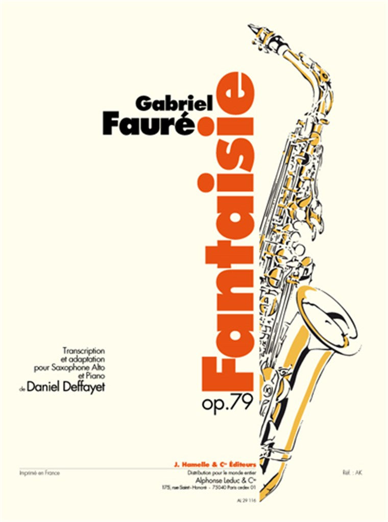 Fantasie Opus 79 (Alto Saxophone and Piano)