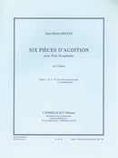 Six Pièces d'Audition (3 Saxophones), Cahier 2