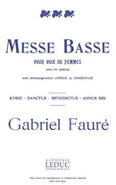 Messe Basse (SA and Organ)