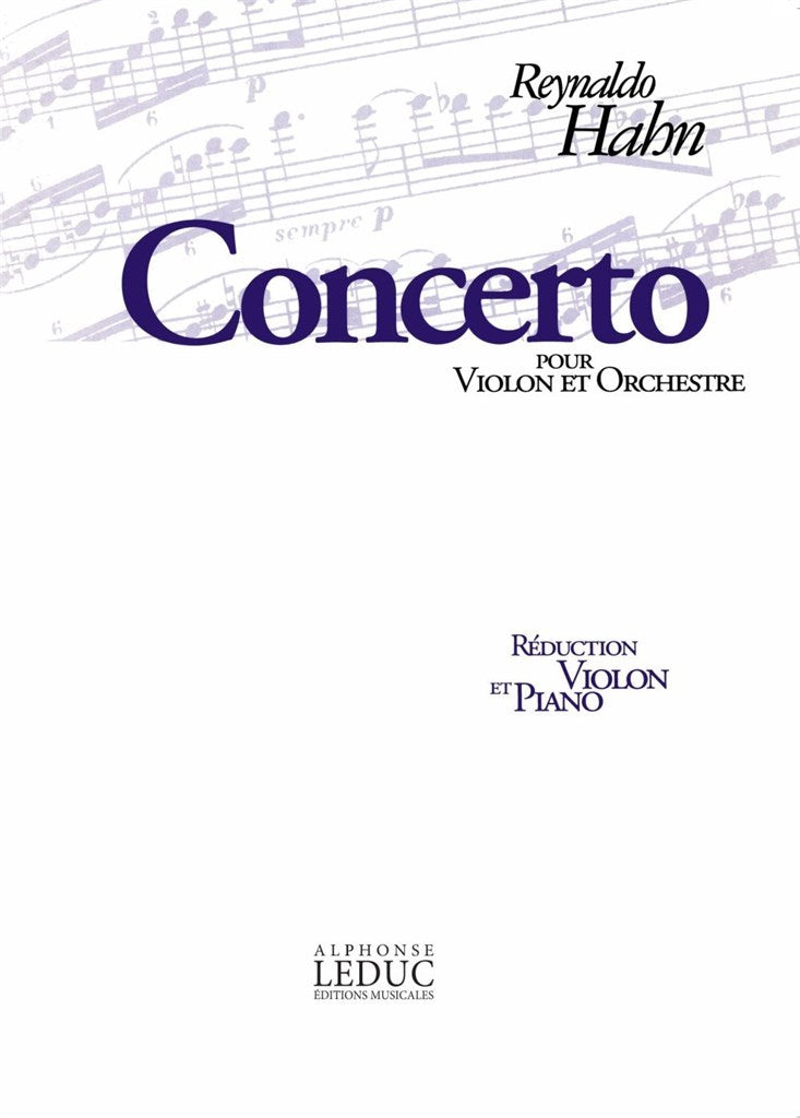 Concerto -Violon et Orchestre