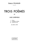 3 Poèmes de J.Supervieille op. 276
